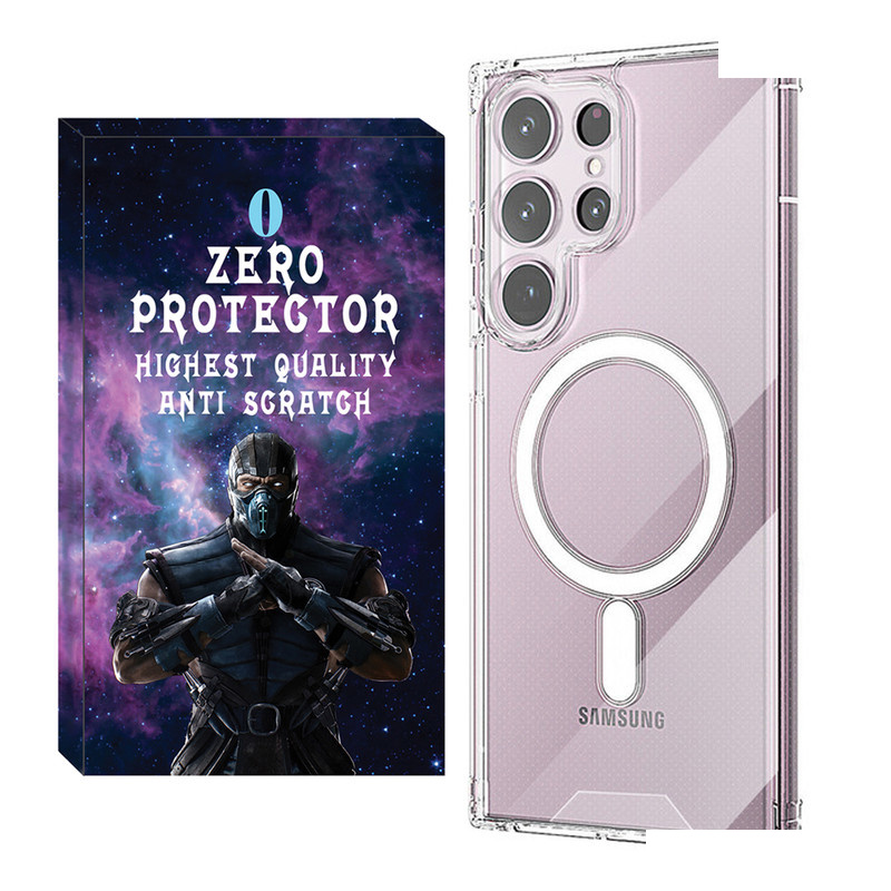کاور زیرو مدل Clear Magsafe مناسب برای گوشی موبایل سامسونگ Galaxy S23 Ultra کاور زیرو مدل Clear Magsafe مناسب برای گوشی موبایل سامسونگ Galaxy S23 Ultra