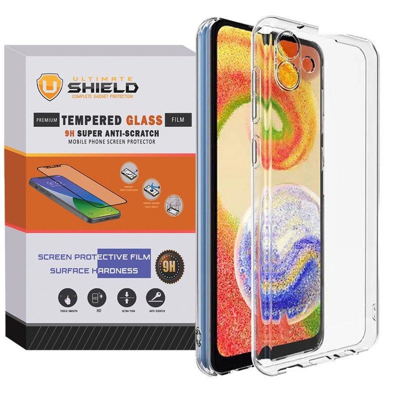 کاور آلتیمیت شیلد مدل Clear مناسب برای گوشی موبایل سامسونگ Galaxy A04 4G / M13 5G کاور آلتیمیت شیلد مدل Clear مناسب برای گوشی موبایل سامسونگ Galaxy A04 4G / M13 5G