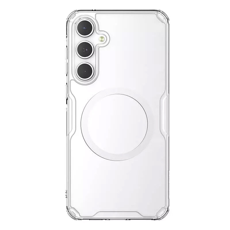 کاورگوشی سامسونگ Galaxy A55 نیلکین مدل Nature TPU Pro Magnetic-بی رنگ کاورگوشی سامسونگ Galaxy A55 نیلکین مدل Nature TPU Pro Magnetic-بی رنگ
