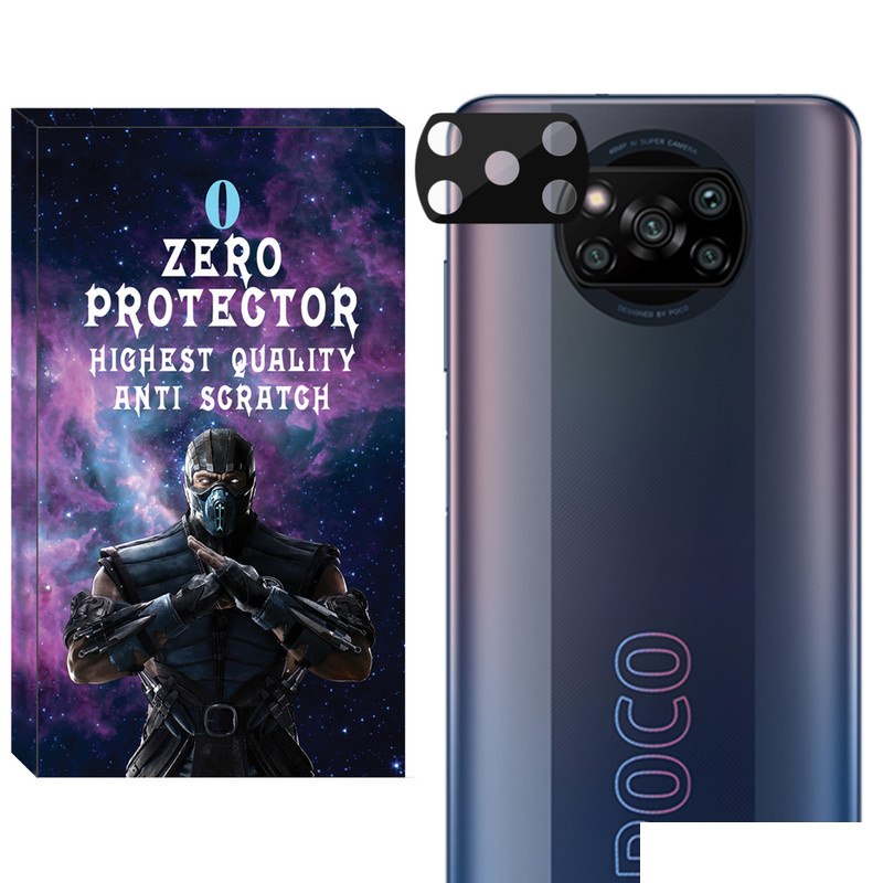 محافظ لنز دوربین زیرو مدل 3D-ZR مناسب برای گوشی موبایل شیائومی Poco X3 / X3 Pro / X3 NFC محافظ لنز دوربین زیرو مدل 3D-ZR مناسب برای گوشی موبایل شیائومی Poco X3 / X3 Pro / X3 NFC