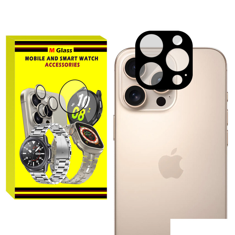 محافظ لنز دوربین ام گلس مدل Noir MG مناسب برای گوشی موبایل اپل iPhone 16 Pro / 16 Pro Max محافظ لنز دوربین ام گلس مدل Noir MG مناسب برای گوشی موبایل اپل iPhone 16 Pro / 16 Pro Max