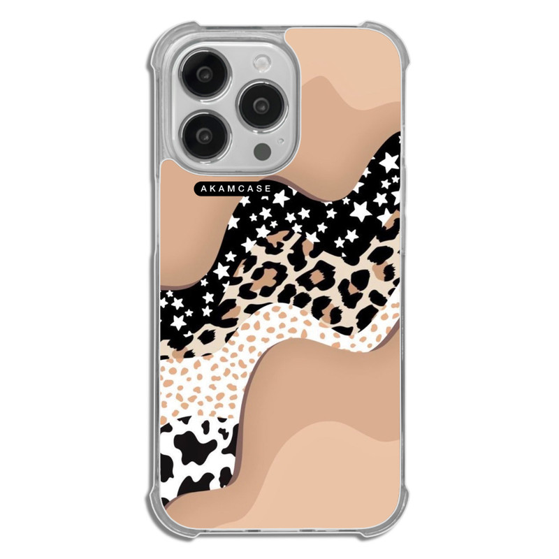 کاور گوشی اپل iPhone 13 Pro آکام مدل AMCWTA13PRO-PANTHER PATTERN4