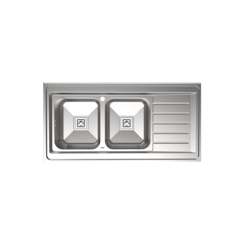 سینک ظرفشویی روکار استیل کن مدل 9102s سینک ظرفشویی روکار استیل کن مدل 9102s