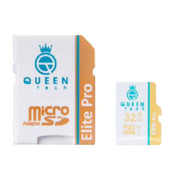 کارت حافظه microSDHC کویین تک (Queen Tech) مدل +Elite pro 566X کلاس 10 استاندارد UHS-I U3 ظرفیت 32 گیگابایت کارت حافظه microSDHC کویین تک (Queen Tech) مدل +Elite pro 566X کلاس 10 استاندارد UHS-I U3 ظرفیت 32 گیگابایت
