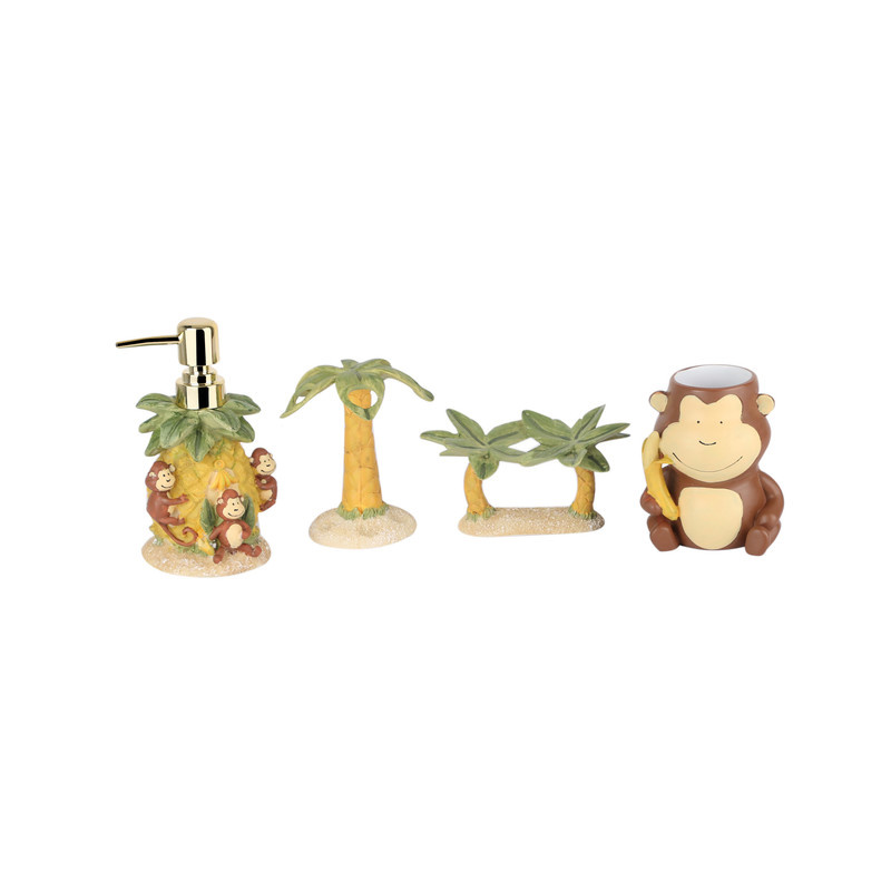 ست سرویس بهداشتی 4 پارچه پیسو مدل Monkey ست سرویس بهداشتی 4 پارچه پیسو مدل Monkey