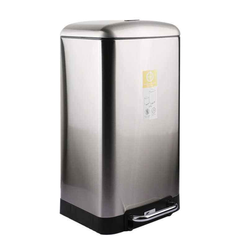 سطل زباله پدالی دلفین مدل Pr-30ltr-ss سطل زباله پدالی دلفین مدل Pr-30ltr-ss