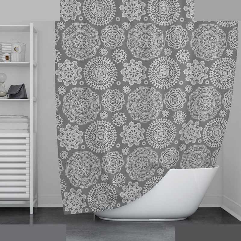 پرده حمام دلفین مدل GU-2882 سایز 180x200سانتی متر پرده حمام دلفین مدل GU-2882 سایز 180x200سانتی متر