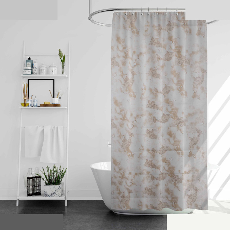 پرده حمام پیسو مدل BZ-34 سایز 180×200 سانتی متر پرده حمام پیسو مدل BZ-34 سایز 180×200 سانتی متر