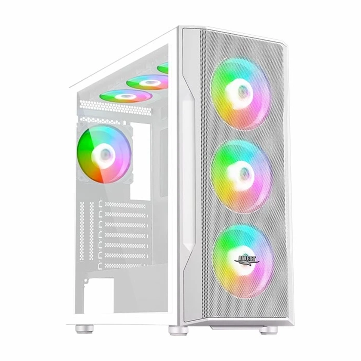 کیس کامپیوتر گیمینگ اوست مدل GT-AV12-MW کیس کامپیوتر گیمینگ اوست مدل GT-AV12-MW