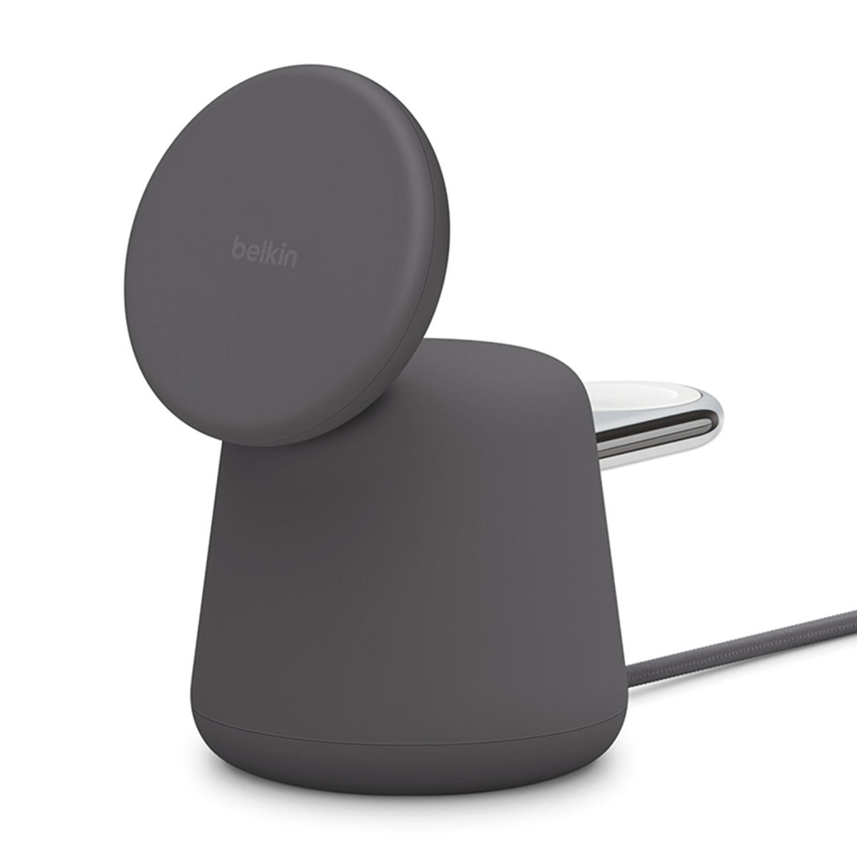 شارژر بی سیم بلکین مدل Boost Charge Pro 2-in-1 توان 30 وات-خاکستری شارژر بی سیم بلکین مدل Boost Charge Pro 2-in-1 توان 30 وات-خاکستری