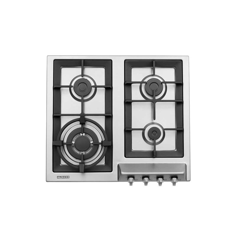 اجاق گاز صفحه ای چهار شعله استیل البرز مدل S-4655i اجاق گاز صفحه ای چهار شعله استیل البرز مدل S-4655i