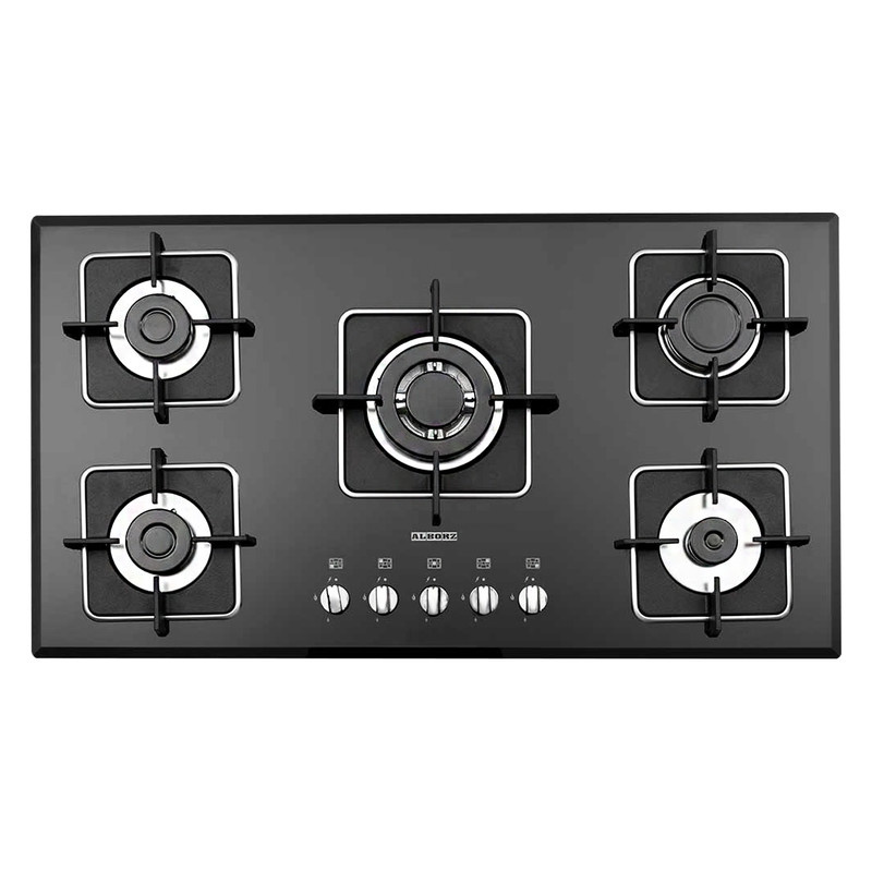 اجاق گاز صفحه ای پنج شعله استیل البرز مدل G5960 اجاق گاز صفحه ای پنج شعله استیل البرز مدل G5960