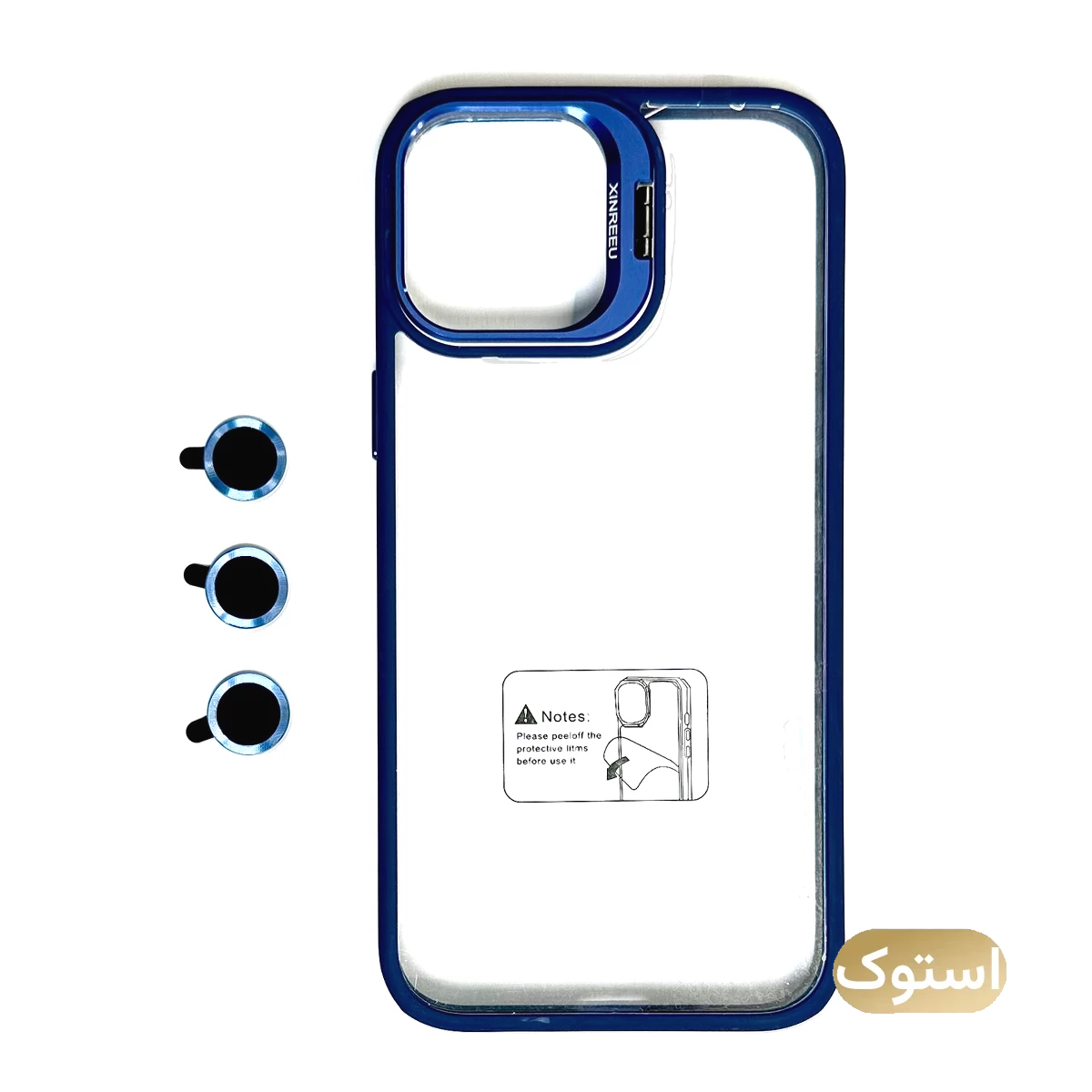 کاور گوشی اپل iPhone 13 استوک Open Box - مدل XINREEU همراه با محافظ لنز - آبی کاور گوشی اپل iPhone 13 استوک Open Box - مدل XINREEU همراه با محافظ لنز - آبی