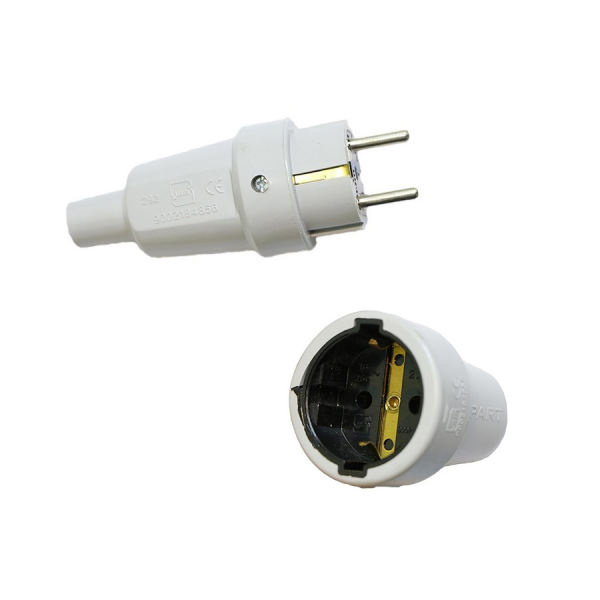 دوشاخه برق پارت الکتریک (Part Electric) مدل 972 به همراه مادگی دوشاخه برق پارت الکتریک (Part Electric) مدل 972 به همراه مادگی