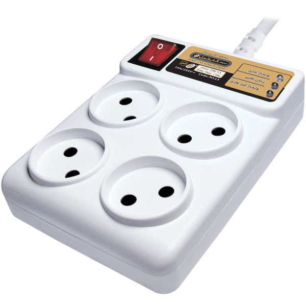 محافظ ولتاژ الکترونیکی نمودار کنترل (Nemodar Control) مدل M113 مناسب کامپیوتر و لوازم صوتی تصویری محافظ ولتاژ الکترونیکی نمودار کنترل (Nemodar Control) مدل M113 مناسب کامپیوتر و لوازم صوتی تصویری