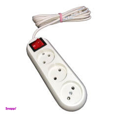 سه راهی برق صبا مدل 3 Socket سه راهی برق صبا مدل 3 Socket