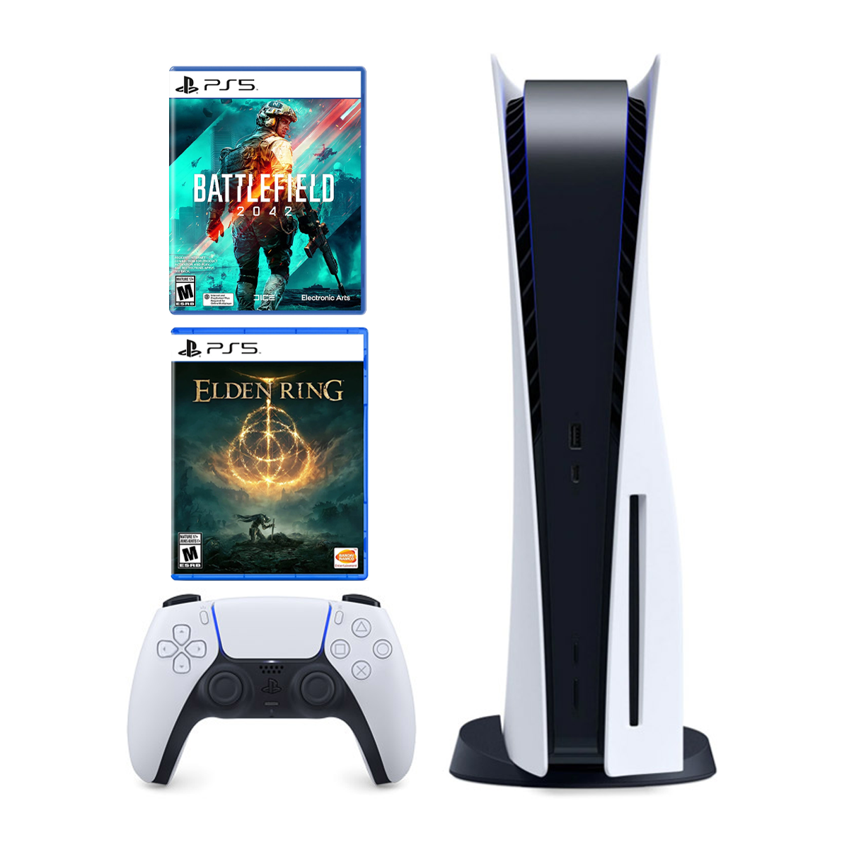 پلی استیشن 5 استاندارد دیسک خور به همراه بازی Elden Ring و Battlefield 2042 پلی استیشن 5 استاندارد دیسک خور به همراه بازی Elden Ring و Battlefield 2042