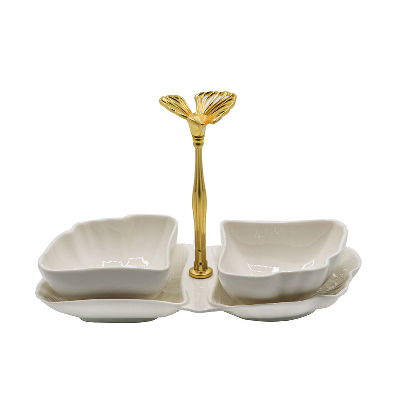 اردوخوری بی.وی.کی مدل 2 خانه طرح Butterfly کد 677122 اردوخوری بی.وی.کی مدل 2 خانه طرح Butterfly کد 677122