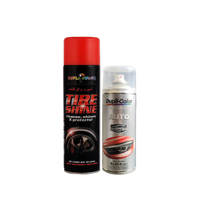 واکس محافظ و براق کننده لاستیک و چراغ دودی دوپلی کالر مدل shine2 حجم 500 میلی لیتر واکس محافظ و براق کننده لاستیک و چراغ دودی دوپلی کالر مدل shine2 حجم 500 میلی لیتر