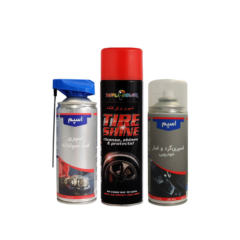 اسپری تمیز کننده خودرو دوپلی کالر مدل package3 حجم 500 میلی لیتر مجموعه 3 عددی اسپری تمیز کننده خودرو دوپلی کالر مدل package3 حجم 500 میلی لیتر مجموعه 3 عددی