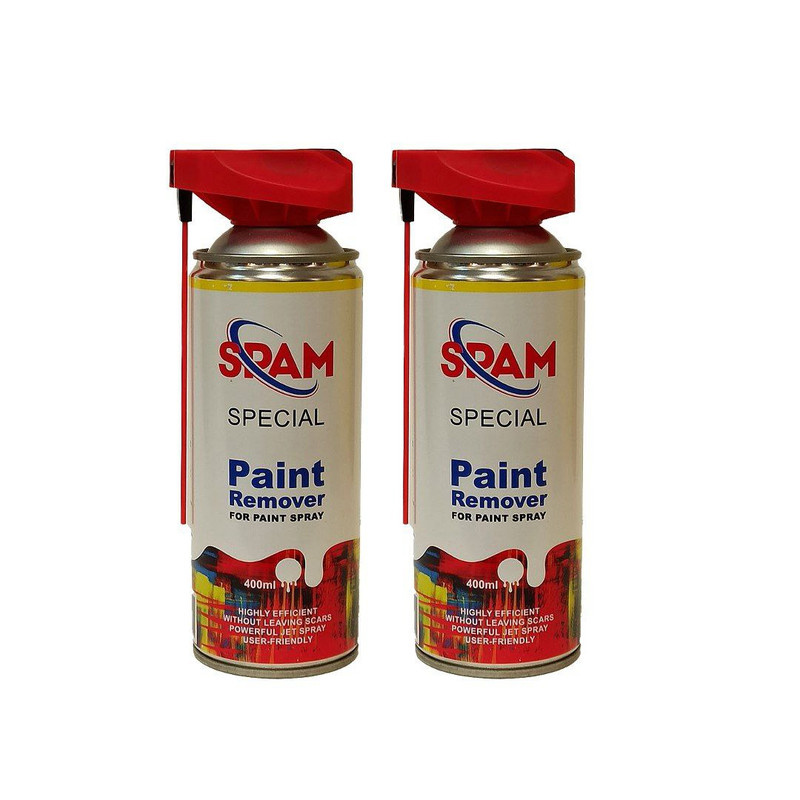 اسپری رنگ بر اسپم مدل paint remover حجم 400 میلی لیتر مجموعه 2 عددی اسپری رنگ بر اسپم مدل paint remover حجم 400 میلی لیتر مجموعه 2 عددی
