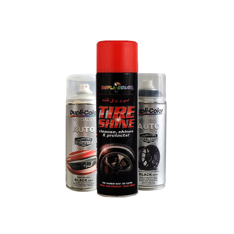 اسپری لاستیک خودرو دوپلی کالر مدل tcr حجم 400 میلی لیتر مجموعه 3 عددی اسپری لاستیک خودرو دوپلی کالر مدل tcr حجم 400 میلی لیتر مجموعه 3 عددی