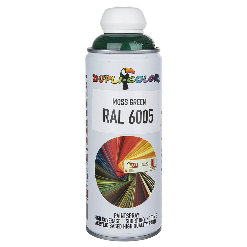 اسپری رنگ سبز دوپلی کالر مدل RAL 6005 حجم 400 میلی لیتر اسپری رنگ سبز دوپلی کالر مدل RAL 6005 حجم 400 میلی لیتر