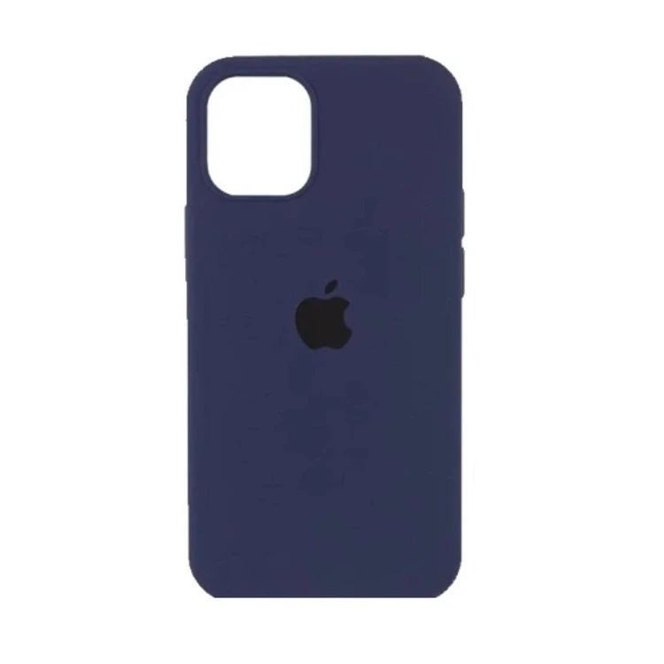 قاب گوشی موبایل مدل Silicone Case مناسب اپل iPhone 15-سرمه ای