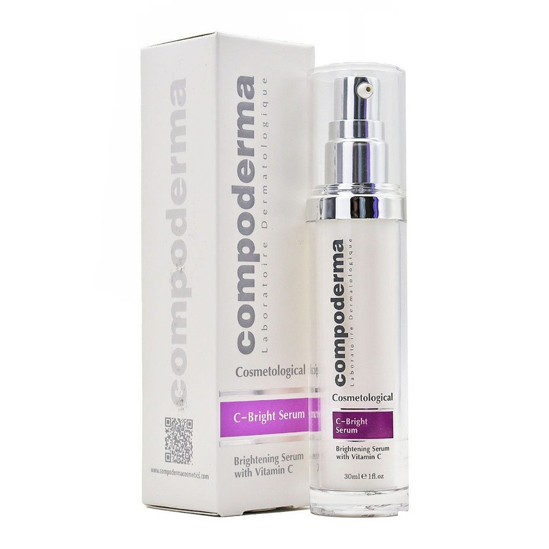 سرم روشن کننده کمپودرما مدل ویتامین سی حجم 30 میلی لیتر سرم روشن کننده کمپودرما مدل ویتامین سی حجم 30 میلی لیتر
