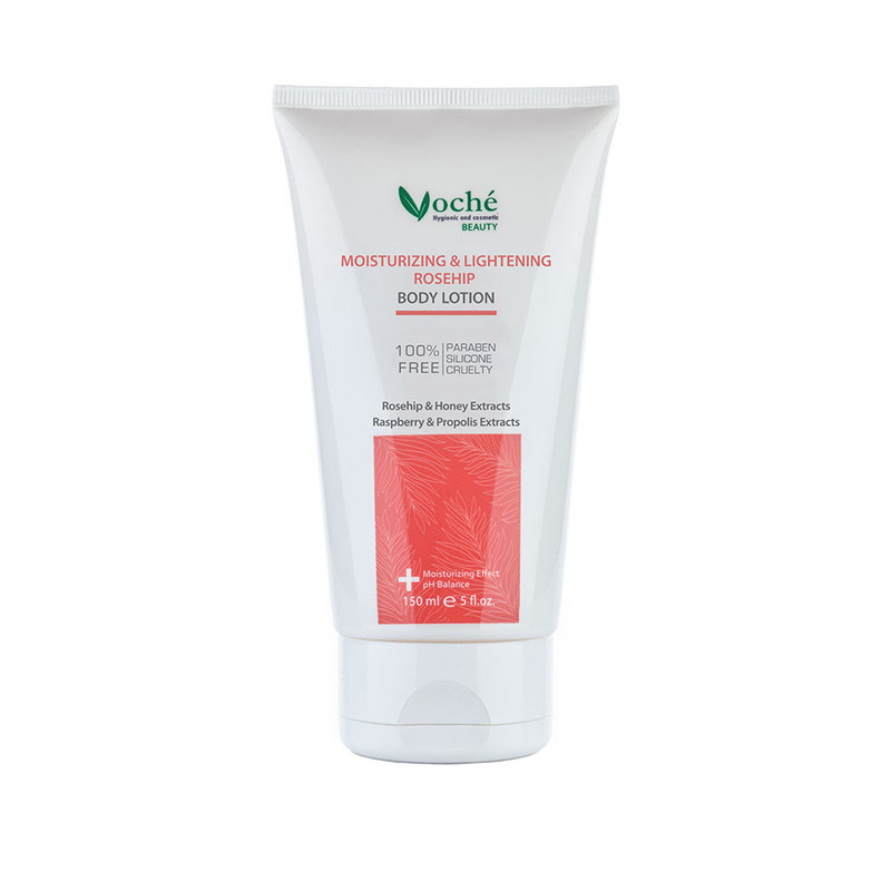 لوسیون بدن روشن کننده و مرطوب کننده وچه مدل Rosehip حجم 150ml لوسیون بدن روشن کننده و مرطوب کننده وچه مدل Rosehip حجم 150ml