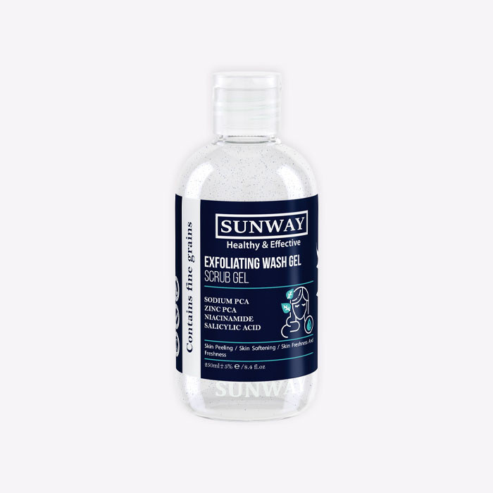 ژل اسکراب لایه بردار صورت سان وی مدل exfoliating مناسب برای انواع پوست حجم 250 میلی لیتر ژل اسکراب لایه بردار صورت سان وی مدل exfoliating مناسب برای انواع پوست حجم 250 میلی لیتر