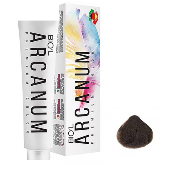 رنگ مو بیول مدل Arcanum شماره 5.8 حجم 100 میلی لیتر رنگ قهوه ای شکلاتی روشن رنگ مو بیول مدل Arcanum شماره 5.8 حجم 100 میلی لیتر رنگ قهوه ای شکلاتی روشن