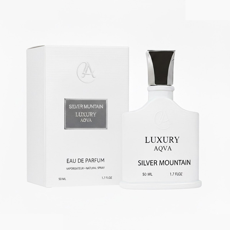 ادو پرفیوم مردانه لاکچری آکوا مدل Silver Mountain با رایحه خنک حجم 50 میلی لیتر ادو پرفیوم مردانه لاکچری آکوا مدل Silver Mountain با رایحه خنک حجم 50 میلی لیتر