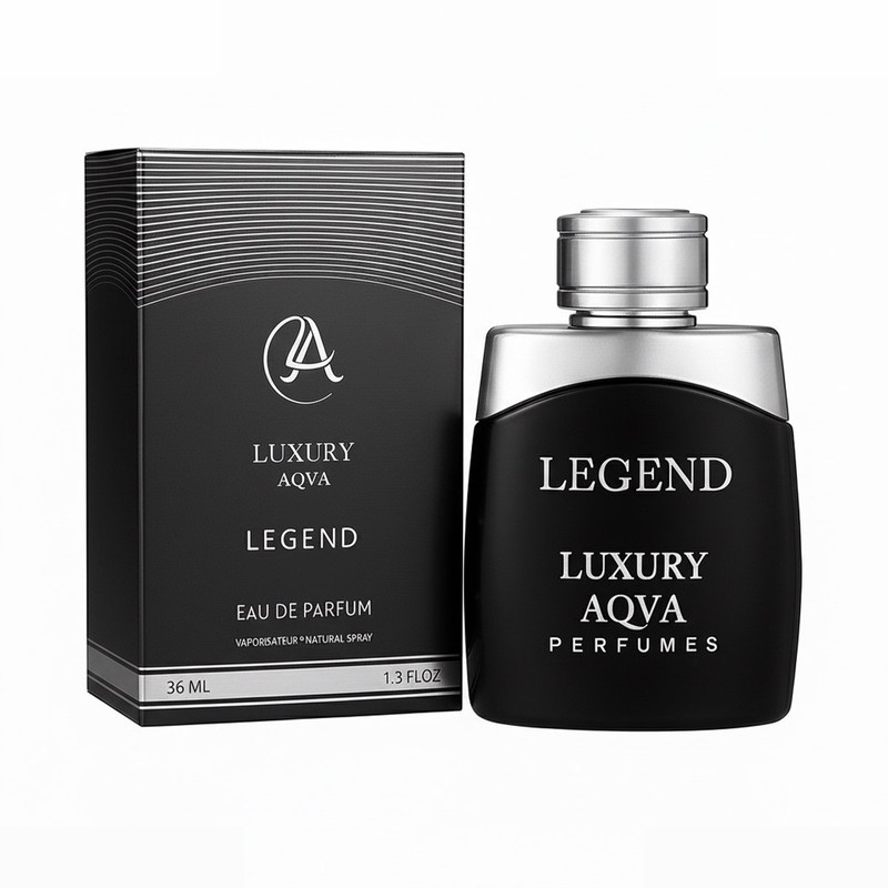 ادو پرفیوم مردانه لاکچری آکوا مدل LEGEND با رایحه خنک حجم 36 میلی لیتر ادو پرفیوم مردانه لاکچری آکوا مدل LEGEND با رایحه خنک حجم 36 میلی لیتر