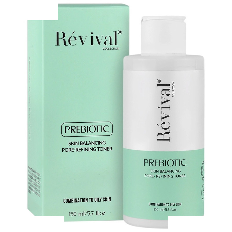 تونر پاککننده صورت کلکسیون رویوال مدل Prebiotic مناسب برای پوست چرب و مختلط حجم 150 میلی لیتر تونر پاککننده صورت کلکسیون رویوال مدل Prebiotic مناسب برای پوست چرب و مختلط حجم 150 میلی لیتر