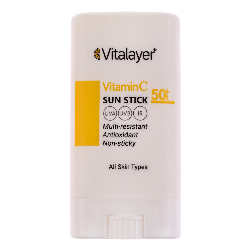 کرم ضد آفتاب بیرنگ صورت و بدن ویتالیر SPF 50 مدل Vitamin C مناسب برای انواع پوست حجم 20 میلی لیتر کرم ضد آفتاب بیرنگ صورت و بدن ویتالیر SPF 50 مدل Vitamin C مناسب برای انواع پوست حجم 20 میلی لیتر