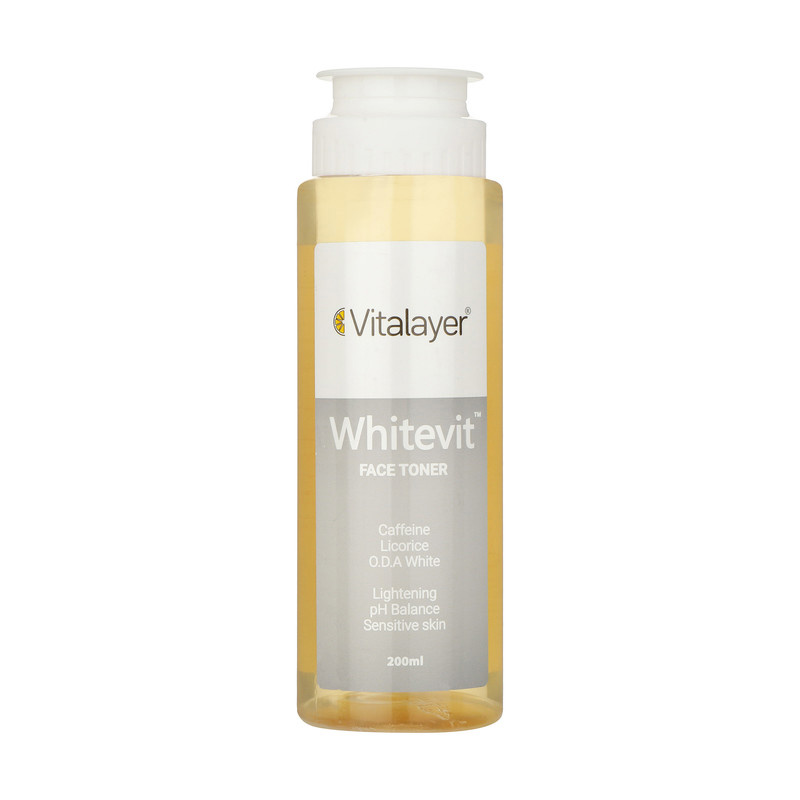 تونر پاک کننده صورت ویتالیر مدل whitevit حجم 200 میلی لیتر تونر پاک کننده صورت ویتالیر مدل whitevit حجم 200 میلی لیتر