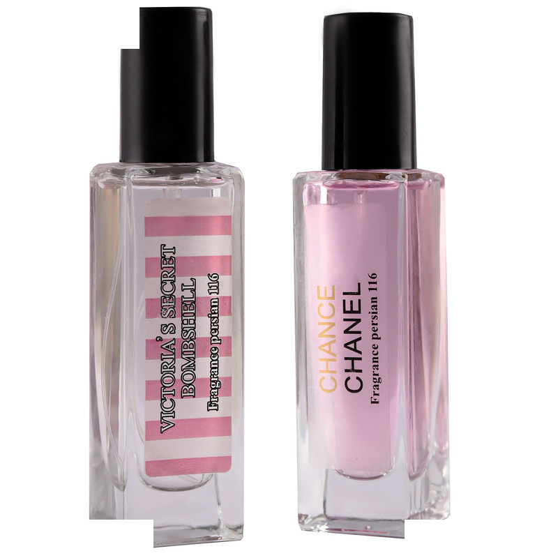 عطر جیبی زنانه فراگرنس پرشیا 116 مدل شنل چنس  به همراه عطر جیبی زنانه فراگرنس پرشیا 116 مدل ویکتوریا سکرت بامب شل