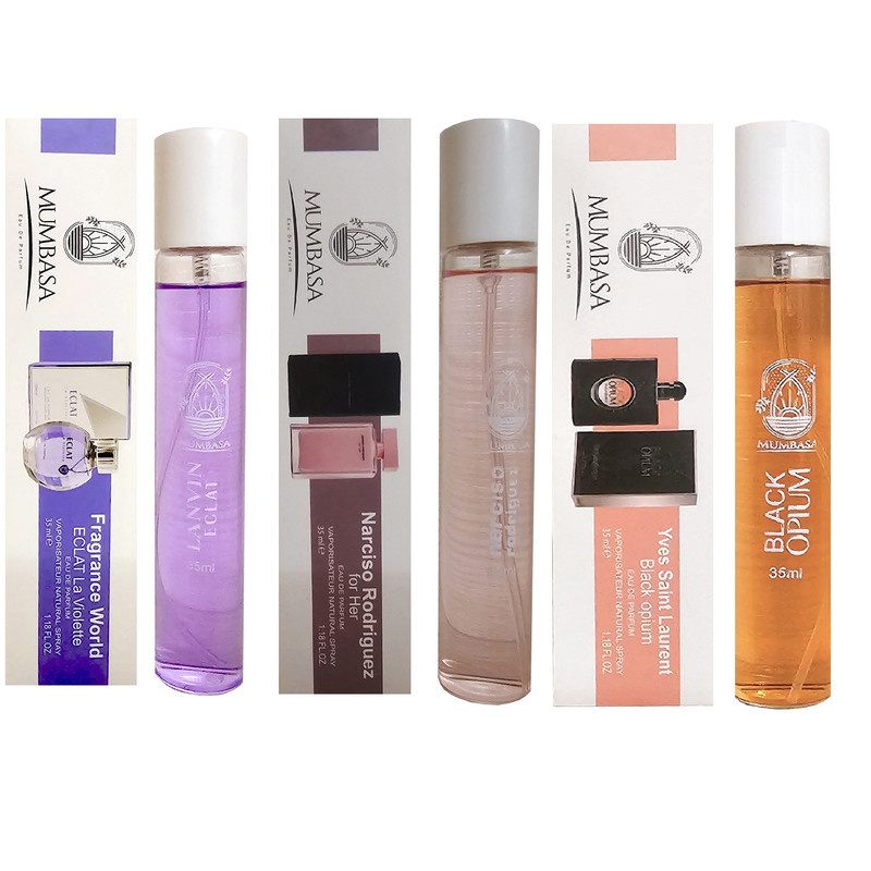 عطر جیبی زنانه مومباسا مدل اکلت بلک اوپیوم نارسیسو رودریگز مجموعه 3 عددی عطر جیبی زنانه مومباسا مدل اکلت بلک اوپیوم نارسیسو رودریگز مجموعه 3 عددی