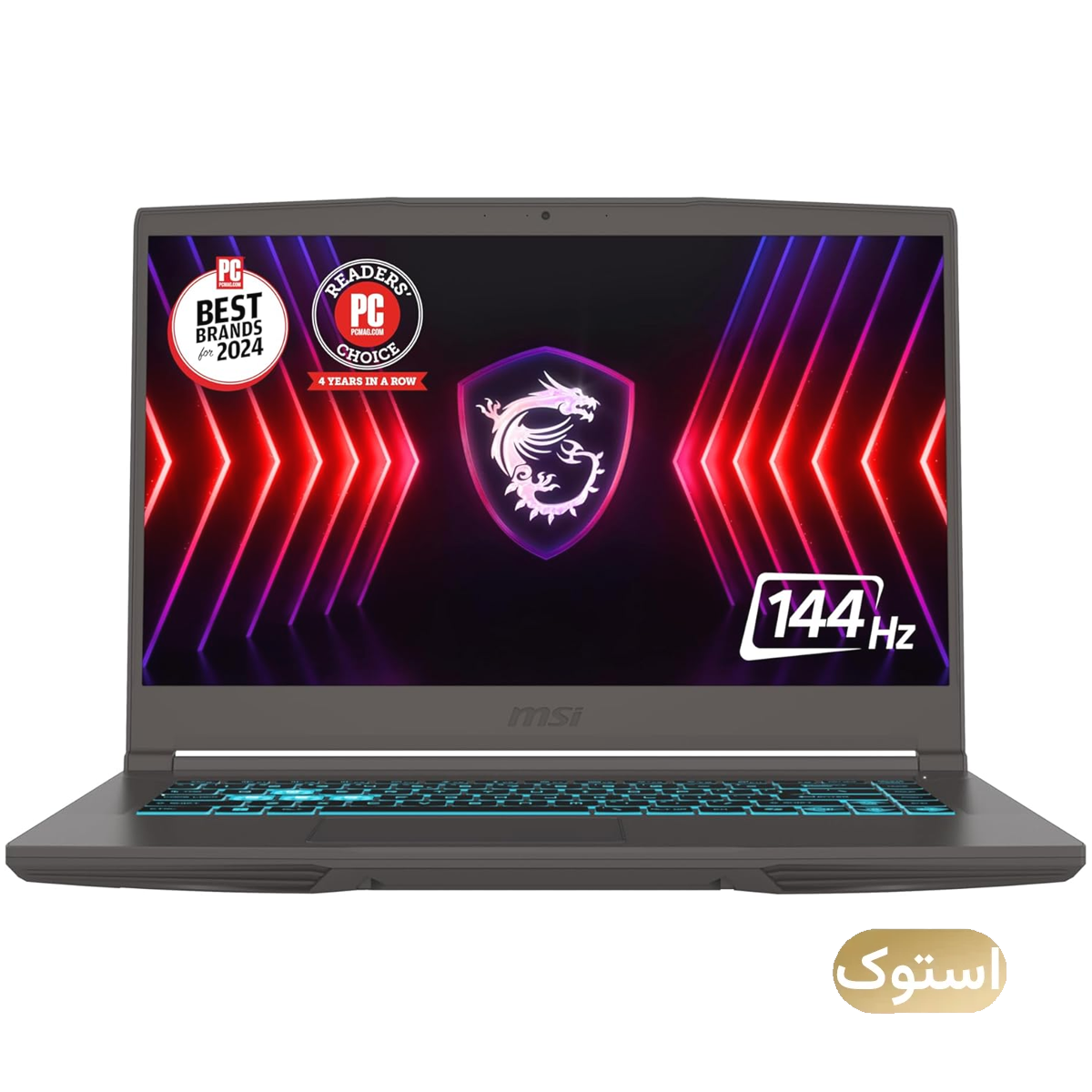 لپ تاپ استوک Used - ام اس آی 15.6 اینچی مدل MS 16R8 i5 12450H 16GB 512GB RTX 4050 - مشکی لپ تاپ استوک Used - ام اس آی 15.6 اینچی مدل MS 16R8 i5 12450H 16GB 512GB RTX 4050 - مشکی