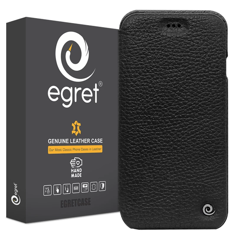 کیف کلاسوری گوشی اپل iPhone SE 2022 اگرت مدل Floater-سبز ارتشی