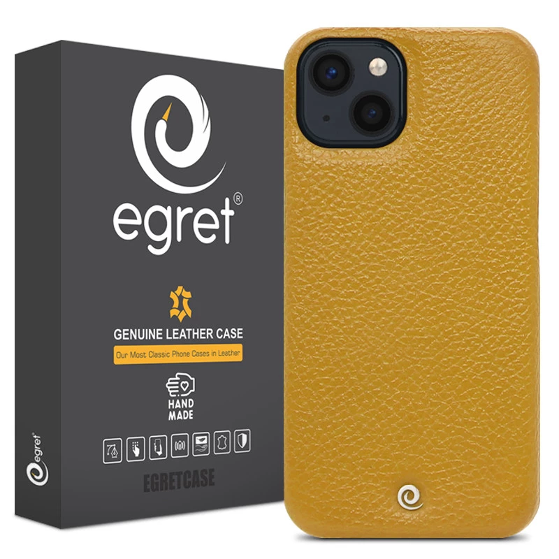 کاور گوشی اپل iPhone 13 Mini اگرت مدل Floater چرمی-مشکی