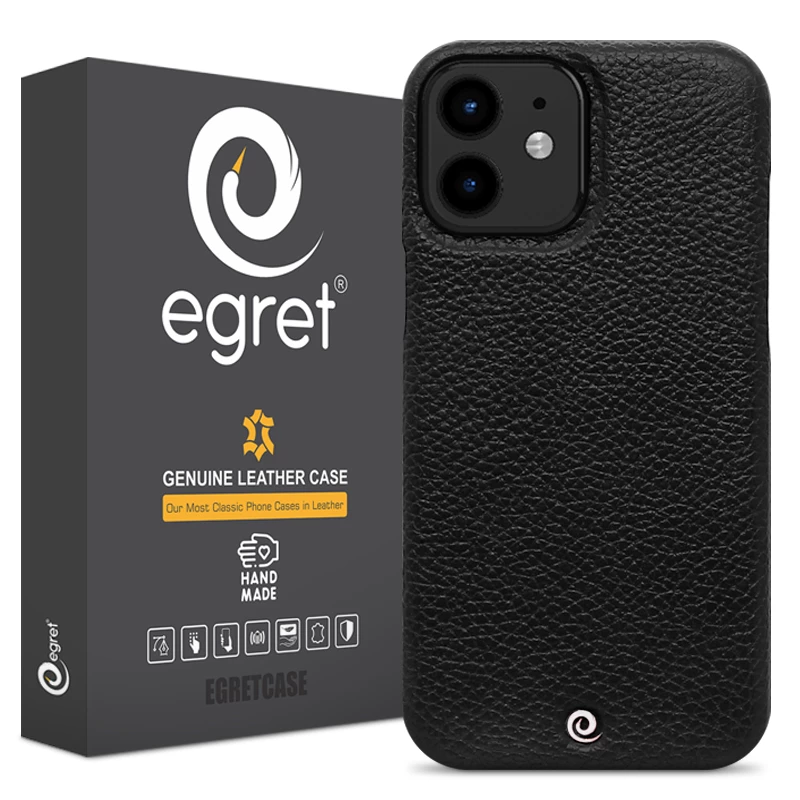 کاور گوشی اپل iPhone 12 Mini اگرت مدل Floater چرمی-قهوه ای روشن کاور گوشی اپل iPhone 12 Mini اگرت مدل Floater چرمی-قهوه ای روشن