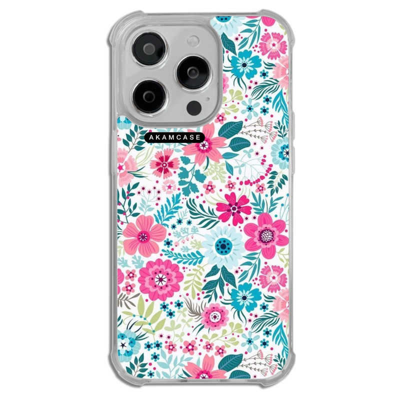 کاور گوشی اپل iPhone 14 Pro آکام مدل AMCWTA14PRO-FLOWERS2