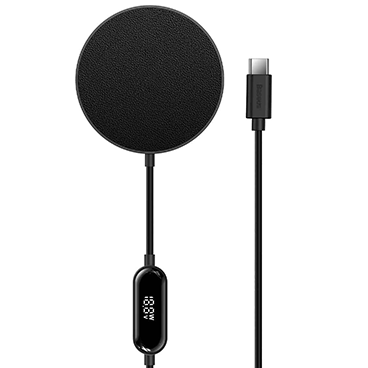  شارژر بی سیم مگنتی باسئوس مدل Simple Mini 2 Magnetic Wireless Charger CCJJ010001