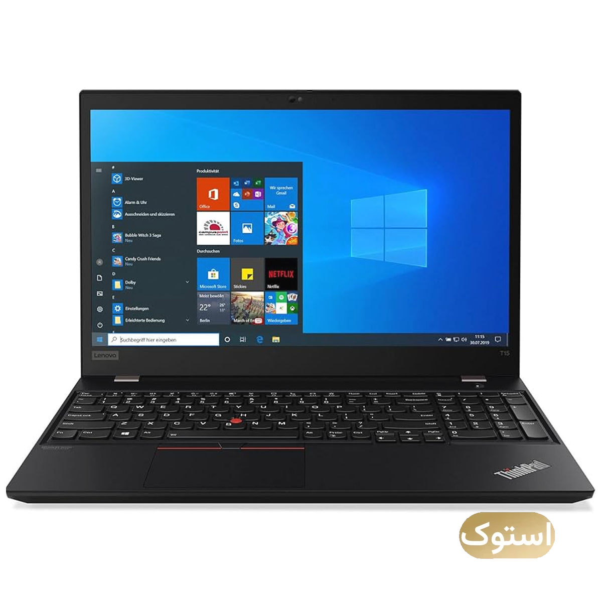 لپ تاپ استوک USED - لنوو 15.6 اینچی مدل ThinkPad T15 i5 8365U 8GB 256GB - مشکی لپ تاپ استوک USED - لنوو 15.6 اینچی مدل ThinkPad T15 i5 8365U 8GB 256GB - مشکی