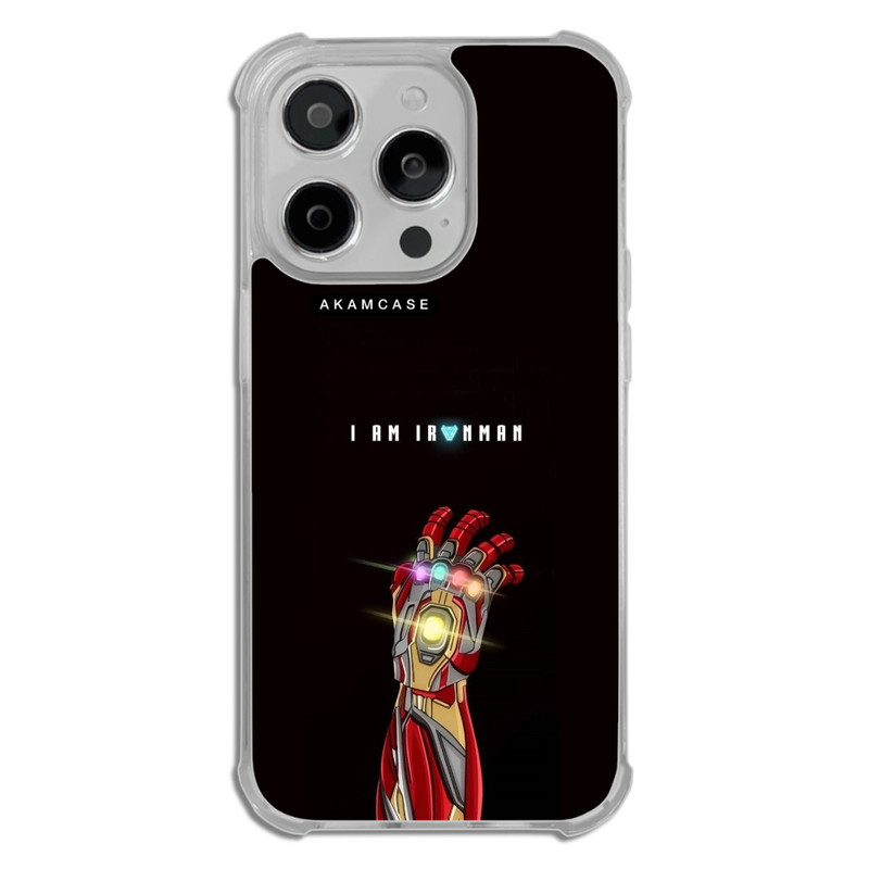 کاور گوشی اپل iPhone 14 Pro آکام مدل AMCWTA14PRO-IRON MAN10