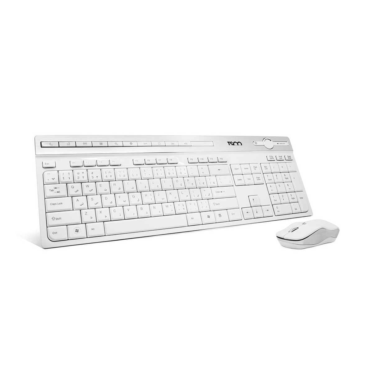 کیبورد و ماوس تسکو مدل TKM-7106-سفید کیبورد و ماوس تسکو مدل TKM-7106-سفید