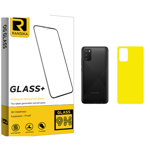 محافظ پشت گوشی راندیکا مدل Randika Glass مناسب برای گوشی موبایل سامسونگ Galaxy A02s محافظ پشت گوشی راندیکا مدل Randika Glass مناسب برای گوشی موبایل سامسونگ Galaxy A02s