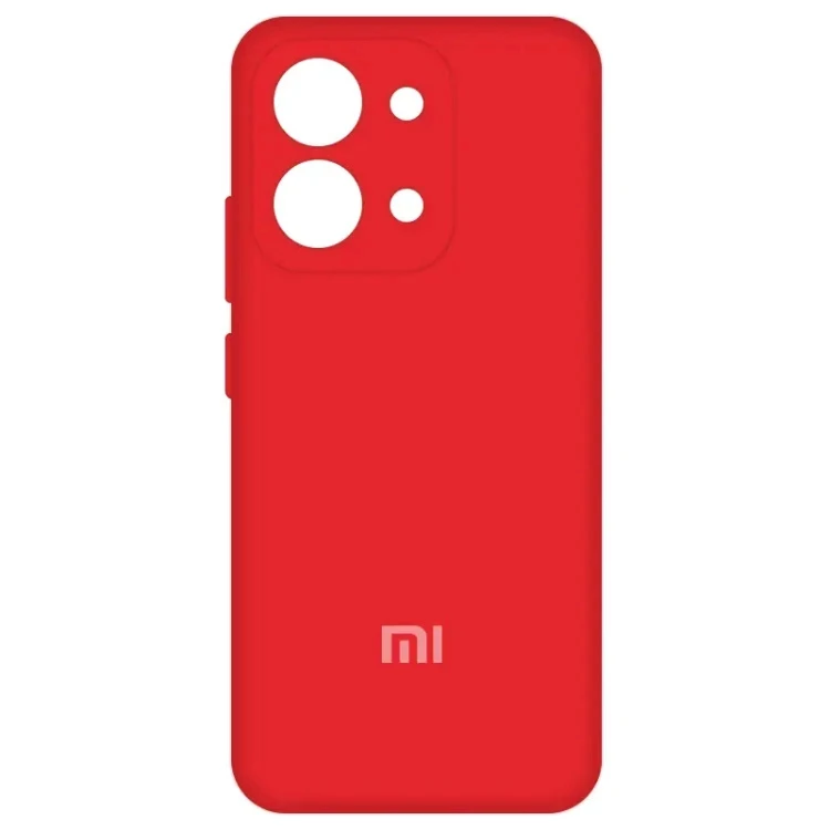 قاب موبایل مدل silicone سازگار با گوشی موبایل Xiaomi Poco C85-قرمز